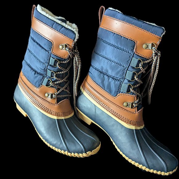 Lands End Insulated Boots Wmns 7 EUC - Picture 1 of 6